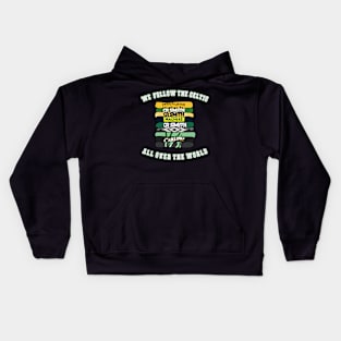 We Follow The Celtic All Over The World Kids Hoodie